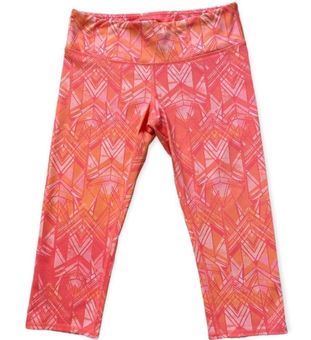 Alo Yoga Airbrush Printed Sport Capri Leggings