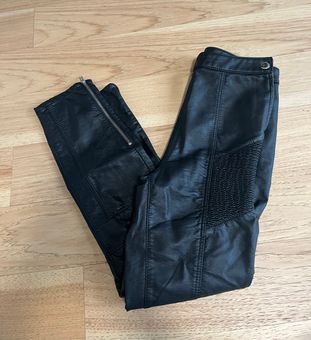 Leather pants clearance size 4