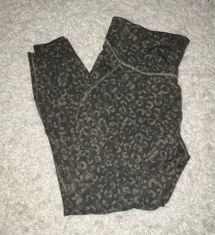 Lululemon base pace 25” green camo leggings size 12 - $88 - From