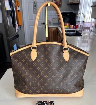 Louis Vuitton - Authenticated Lockit Vertical Handbag - Leather Brown for Women, Good Condition