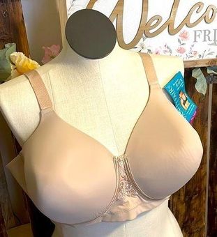 Vanity Fair bra full figure 4 way stretch damask neutral comfort