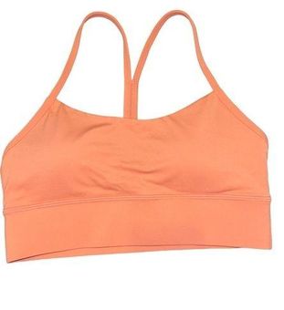 Women Seamless Round Neck Daily Padded Sports Bra Top with Adjustable Cross  Back Straps