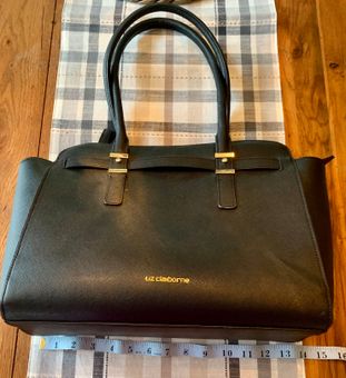 Liz Claiborne Tuxedo Tote Bag