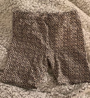 Cheetah print biker hot sale shorts brandy melville