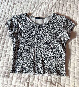 Brandy Melville, Tops, Brandy Melville Pink Cheetah Ashlyn Top