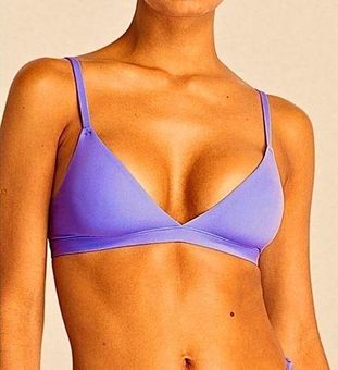 SKIMS Jelly Sheer Seamed Triangle Bralette Ultra Violet NWOT Size L Size L  - $32 - From Hayley