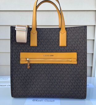 Michael Kors Bags | Michael Kors Large Kenly Tote Bag | Color: Brown/Pink | Size: Large | Comein_Clutch's Closet