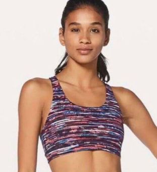 Lululemon Red and Blue Time To Sweat Sports Bra Multiple Size M - $36 -  From Anabell