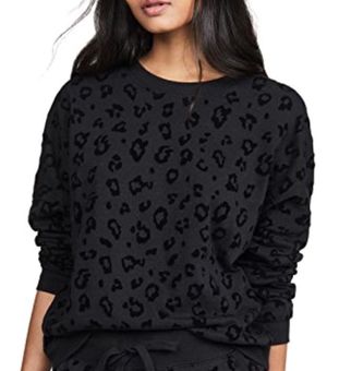 Z supply leopard 2025 puff sleeve sweatshirt