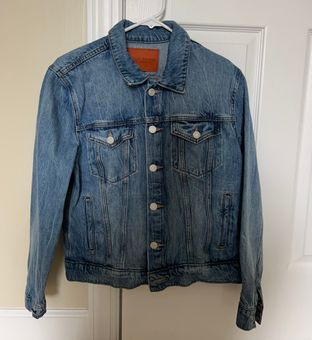 Jacket Denim By Lucky Brand Size: L