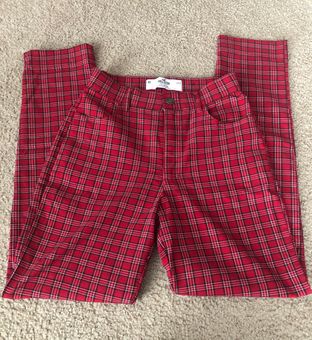 Hollister High Rise Plaid Flare Pants Size M New With Tags  eBay