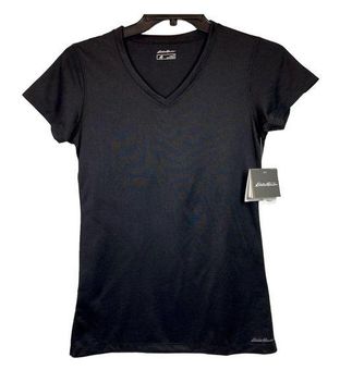 Eddie Bauer NEW Resolution Athletic Top Black V Neck Size S - $18 New With  Tags - From Jodie