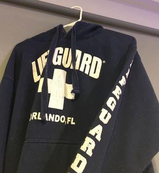 Navy blue lifeguard hoodie discount