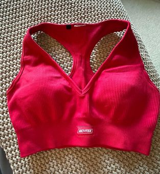 Bo+Tee Sports Bra-Red Red Size L - $19 - From Carson