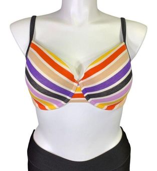 Cacique Womens Striped Lightly Lined Underwire Convertible Bra 38DDD 38F  NWOT Size undefined - $27 - From Tiffany