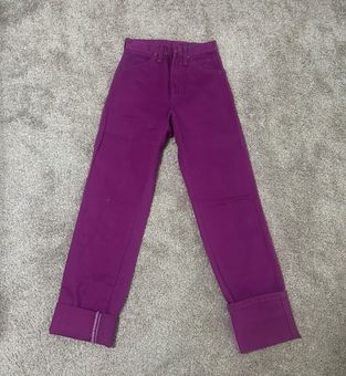 If anyone was wondering what to do with their purple brand tags, here', purple jeans