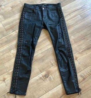 Ralph Lauren $1750 Luxury 400 Black Label coated denim pants