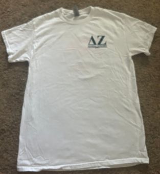 Delta Zeta T-shirt White Size M - $15 (70% Off Retail) - From Ainsley