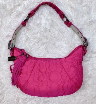 Coach, Bags, Vintage Y2k Hot Pink Coach Hobo Shoulder Bag