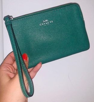 Coach Green Small Wristlet Wallet - $25 (66% Off Retail) - From Sara