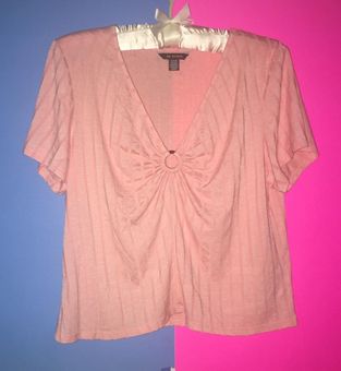 American Eagle Outfitters Ae Studio Ring T Shirt Xl Rose Pink 15 50 Off Retail From Yvette