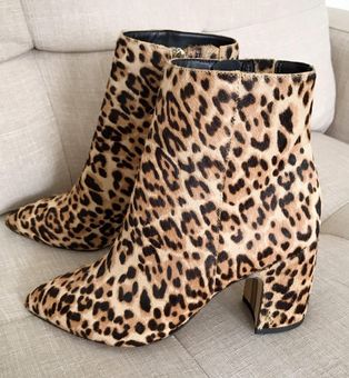 Sam Edelman Hilty Leopard Print Boots Size 7.5 75 58 Off
