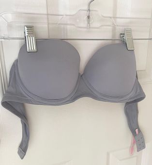 Victoria's Secret PINK Wear Everywhere Lightly Lined Bra 36B Gray