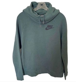Nike Sportswear Rally Funnel Neck Hoodie Green Size M - $23 (67% Off  Retail) - From Tess