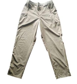 Garnet Hill Recycled Commuter Trousers Athleisure Pants M Dark Olive Ankle,  D23 Size M - $30 - From Stephanie