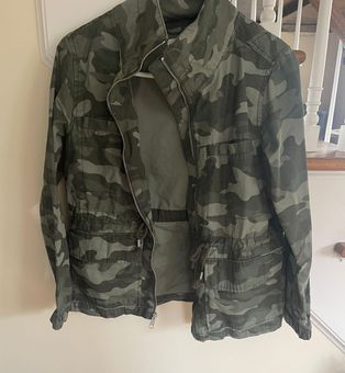 Old Navy Women's Camo Utility Jacket Green - $25 (64% Off Retail