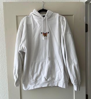 brandy melville oversized black butterfly hoodie