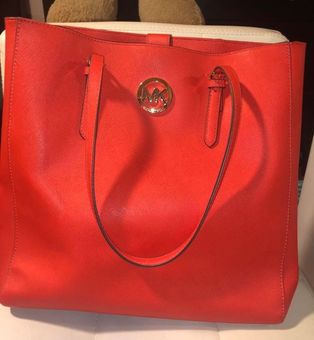 Michael Kors Orange Purse - $97 (72% Off Retail) - From mariana