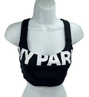 IVY PARK Mesh Sports Bra in Black