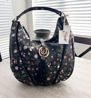 Jessica Simpson Faux Leather Hobo Handbag 