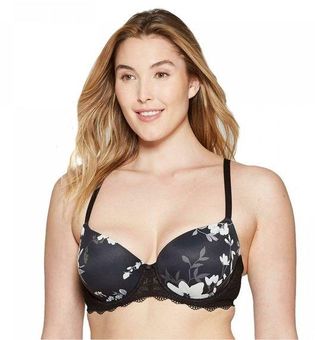 Women's Unlined Bra - Auden™ Black 48D