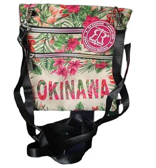 Robin Ruth Okinawa tropical floral print mini crossbody bag - $30
