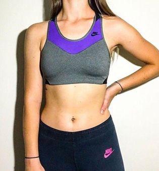 Nike Criss-Cross Sports Bra Gray - $16 - From Amy