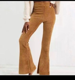 Aerie Groove-On Velour High Waisted Flare Pant