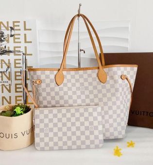 Louis Vuitton Beautiful ❤️Authentic Neverfull Damier Azure