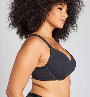 Cacique Lightly Lined T Shirt Bra Black Size 42D - $20 - From Pink