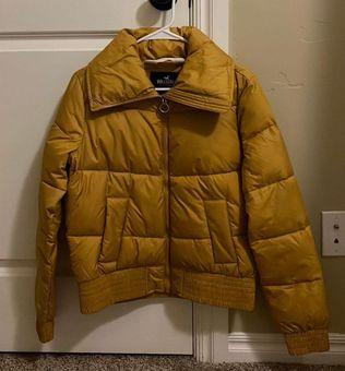 Hollister Puffer Jacket Yellow - $11 (90% Off Retail) - From Meaghan