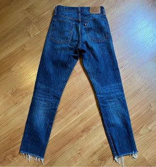 Cone Denim® High Rise Crop Straight Jeans