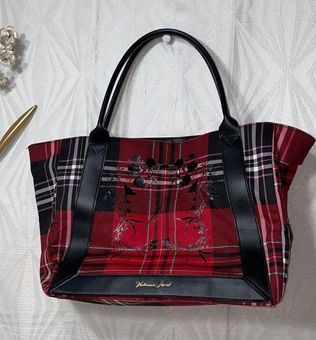 Victoria's Secret Tote Bag ,Red And Black Plaid