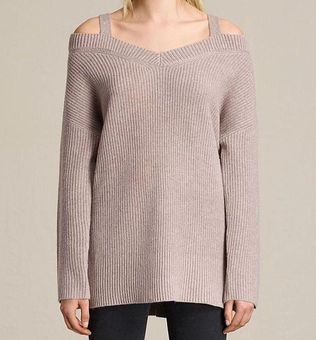 All saints off on sale the shoulder sweater