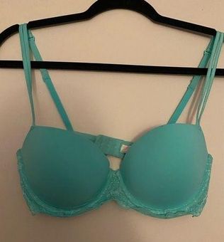 PINK - Victoria's Secret Bra 34D Green Size 34 D - $14 (72% Off Retail) -  From Rachel