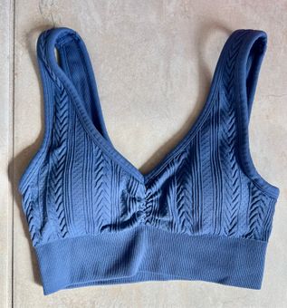 Aerie Seamless Padded Bralette Blue Size XS - $12 (57% Off Retail