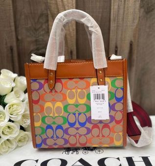 Shop COACH Signature Leather Field Tote