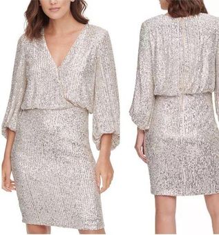 eliza j sequin dress