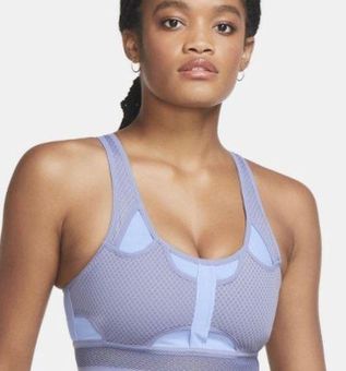 Swoosh Ultrabreathe Bra Blue - Nike –