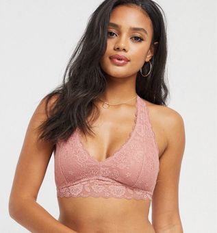 Hollister Gilly Hicks Core Halter Bralette XXS Pink - $16 (42% Off